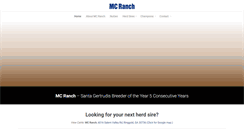 Desktop Screenshot of mcranch.com